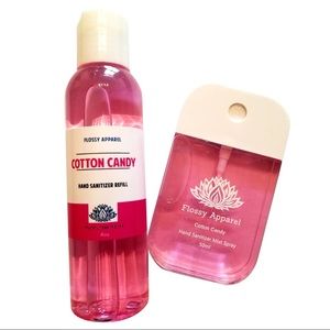 Cotton Candy Refillable Hand Sanitizer Combo Set